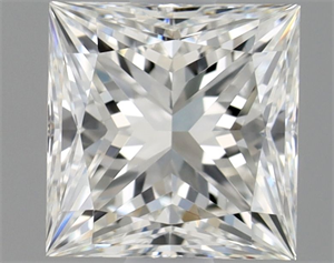 Picture of Natural Diamond 0.90 Carats, Princess with  Cut, G Color, VVS1 Clarity and Certified by GIA