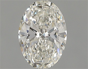 Picture of Natural Diamond 0.42 Carats, Oval with  Cut, G Color, VVS2 Clarity and Certified by GIA