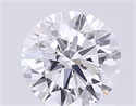 Lab Grown Diamond 0.71 Carats, Round with Ideal Cut, D Color, VS2 Clarity and Certified by IGI
