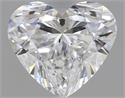 Natural Diamond 1.52 Carats, Heart with  Cut, D Color, SI1 Clarity and Certified by GIA