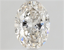 Natural Diamond 1.01 Carats, Oval with  Cut, H Color, SI2 Clarity and Certified by GIA