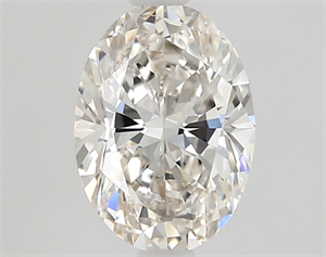 Picture of Natural Diamond 1.01 Carats, Oval with  Cut, H Color, SI2 Clarity and Certified by GIA