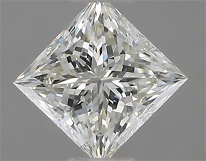 Picture of Natural Diamond 0.50 Carats, Princess with  Cut, I Color, VVS1 Clarity and Certified by IGI