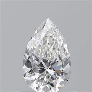 Picture of Natural Diamond 0.50 Carats, Pear with  Cut, E Color, VS2 Clarity and Certified by GIA
