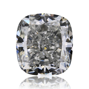 Foto Diamante Natural 0.90 quilates, Del cojín , Color F, claridad VVS2 y certificado GIA de