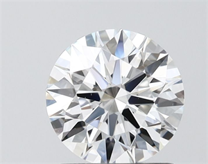 Picture of Lab Grown Diamond 1.25 Carats, Round with Ideal Cut, E Color, VVS1 Clarity and Certified by IGI