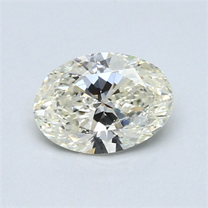 Picture of Natural Diamond 1.00 Carats, Oval with  Cut, K Color, SI2 Clarity and Certified by GIA