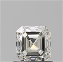 Natural Diamond 0.90 Carats, Asscher with  Cut, J Color, VVS2 Clarity and Certified by GIA