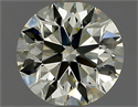 Natural Diamond 1.20 Carats, Round with Excellent Cut, M Color, VVS1 Clarity and Certified by HRD