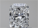 Natural Diamond 0.40 Carats, Radiant with  Cut, E Color, VS2 Clarity and Certified by GIA