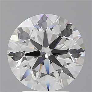 Picture of Lab Grown Diamond 3.54 Carats, Round with Ideal Cut, E Color, VVS2 Clarity and Certified by IGI