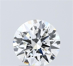 Picture of Lab Grown Diamond 1.50 Carats, Round with Excellent Cut, D Color, VVS2 Clarity and Certified by IGI