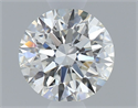 Natural Diamond 0.71 Carats, Round with Excellent Cut, G Color, IF Clarity and Certified by GIA