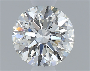 Picture of Natural Diamond 0.71 Carats, Round with Excellent Cut, G Color, IF Clarity and Certified by GIA