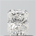 Diamante Natural 0.33 quilates, Radiante , Color E, claridad VVS2 y certificado GIA