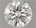 Diamante Natural 0.70 quilates, Redondo , Color J, claridad IF y certificado GIA
