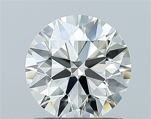 Picture of Natural Diamond 1.03 Carats, Round with Excellent Cut, I Color, VVS1 Clarity and Certified by IGI