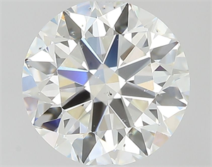 Foto Diamante Natural 1.01 quilates, Redondo , Color J, claridad SI1 y certificado GIA de