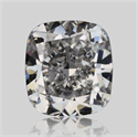 Natural Diamond 0.70 Carats, Cushion with  Cut, D Color, SI1 Clarity and Certified by GIA