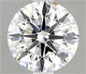 Diamante Natural 1.15 quilates, Redondo , Color F, claridad VVS2 y certificado GIA
