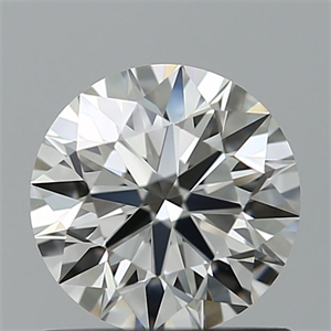 Picture of Natural Diamond 0.75 Carats, Round with Excellent Cut, E Color, IF Clarity and Certified by IGI