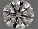 Natural Diamond 0.40 Carats, Round with Excellent Cut, J Color, VVS1 Clarity and Certified by GIA