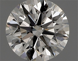 Picture of Natural Diamond 0.40 Carats, Round with Excellent Cut, J Color, VVS1 Clarity and Certified by GIA