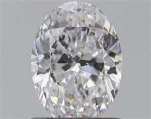 Picture of Natural Diamond 0.81 Carats, Oval with  Cut, D Color, SI2 Clarity and Certified by GIA