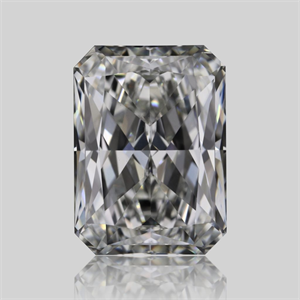 Picture of Natural Diamond 1.57 Carats, Radiant with  Cut, I Color, VVS2 Clarity and Certified by GIA
