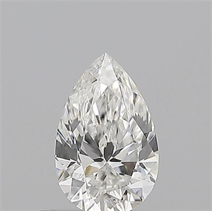 Picture of Natural Diamond 0.50 Carats, Pear with  Cut, F Color, SI1 Clarity and Certified by GIA