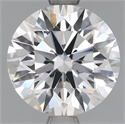 Lab Grown Diamond 2.12 Carats, Round with Excellent Cut, E Color, VS1 Clarity and Certified by IGI