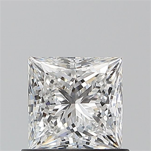 Picture of Natural Diamond 0.80 Carats, Princess with  Cut, E Color, VS1 Clarity and Certified by GIA