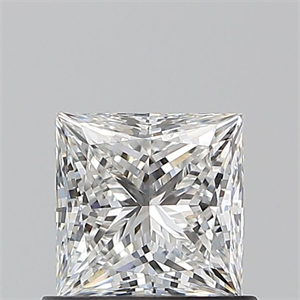 Picture of Natural Diamond 0.80 Carats, Princess with  Cut, E Color, VS1 Clarity and Certified by GIA