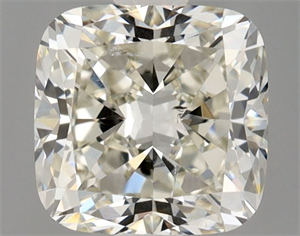 Picture of Natural Diamond 1.02 Carats, Cushion with  Cut, L Color, SI2 Clarity and Certified by GIA