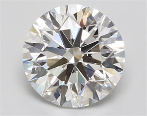 Picture of Lab Grown Diamond 3.71 Carats, Round with Ideal Cut, E Color, VVS2 Clarity and Certified by IGI