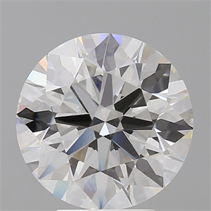 Picture of Lab Grown Diamond 4.58 Carats, Round with Ideal Cut, E Color, VVS2 Clarity and Certified by IGI