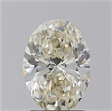 Natural Diamond 2.22 Carats, Oval with  Cut, L Color, VS2 Clarity and Certified by GIA