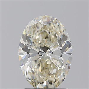 Picture of Natural Diamond 2.22 Carats, Oval with  Cut, L Color, VS2 Clarity and Certified by GIA