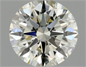 Natural Diamond 0.80 Carats, Round with Excellent Cut, L Color, VVS2 Clarity and Certified by GIA