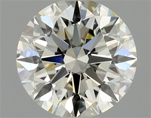 Picture of Natural Diamond 0.80 Carats, Round with Excellent Cut, L Color, VVS2 Clarity and Certified by GIA