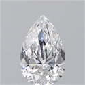Natural Diamond 0.71 Carats, Pear with  Cut, E Color, SI1 Clarity and Certified by GIA