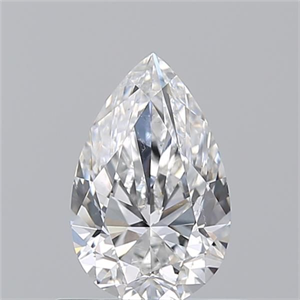 Picture of Natural Diamond 0.71 Carats, Pear with  Cut, E Color, SI1 Clarity and Certified by GIA