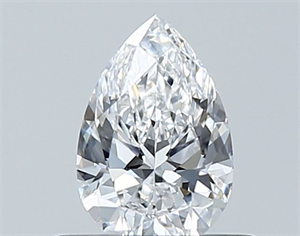 Picture of Natural Diamond 0.50 Carats, Pear with  Cut, D Color, VS1 Clarity and Certified by GIA