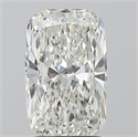 Natural Diamond 2.50 Carats, Cushion with  Cut, H Color, VS1 Clarity and Certified by GIA