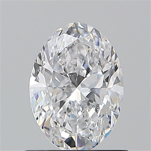 Foto Diamante Natural 0.90 quilates, Ovalado , Color D, claridad SI1 y certificado GIA de