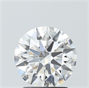 Lab Grown Diamond 2.09 Carats, Round with Ideal Cut, E Color, VVS1 Clarity and Certified by IGI