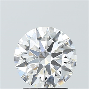 Picture of Lab Grown Diamond 2.09 Carats, Round with Ideal Cut, E Color, VVS1 Clarity and Certified by IGI