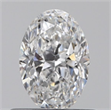 Diamante Natural 0.50 quilates, Ovalado , Color D, claridad VS2 y certificado GIA