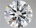 Lab Grown Diamond 6.02 Carats, Round with Excellent Cut, E Color, VVS2 Clarity and Certified by IGI