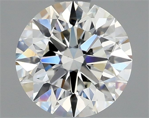 Picture of Natural Diamond 0.86 Carats, Round with Excellent Cut, H Color, VS2 Clarity and Certified by GIA